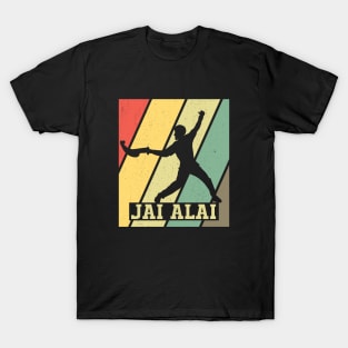 Retro Vintage Jai Alai Pelota Basque Jai Alai T-Shirt